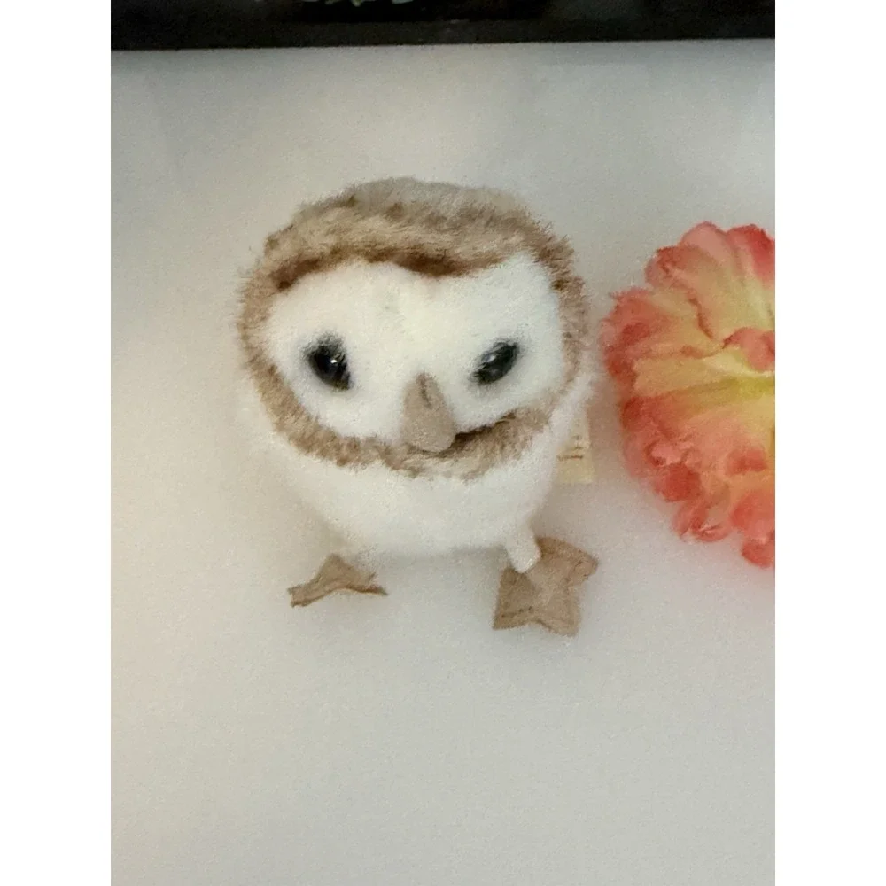 Vintage Folkmanis 2003 Mini Barn‎ Owl Finger Puppet 4.5 Inches Excellent Age 3+